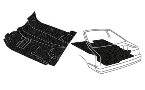 Mustang Floor Carpet & Hatch Carpet Kit Black (87-93)