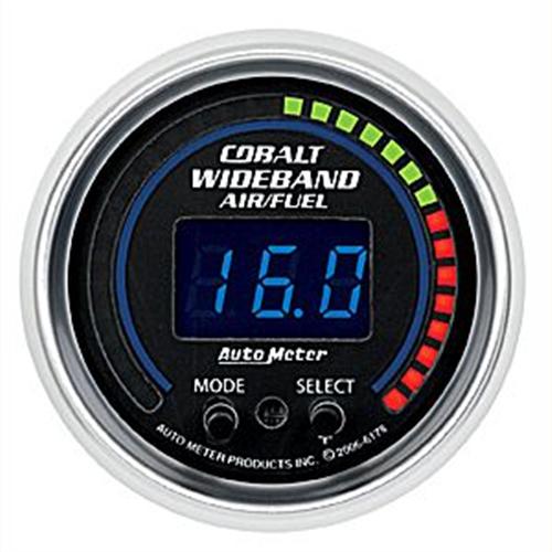 Auto Meter Cobalt Wideband Air/ Fuel Ratio Gauge 2 1/16" 6178