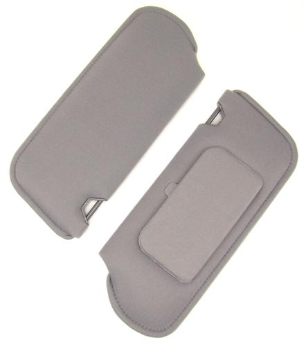 1993 Mustang Opal Gray Cloth Sun Visors with Vanity Mirror