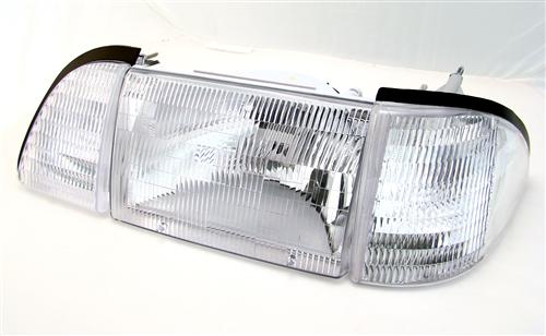 1987-93 Mustang Economy Headlight Kit with Clear Sidemarkers