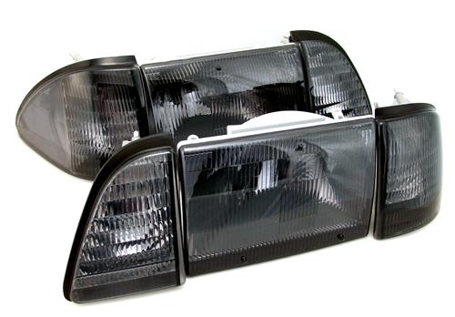 Ford Mustang Smoked Headlights (87-93)