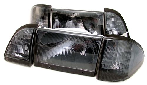 Ford Mustang Smoked Headlights (87-93)