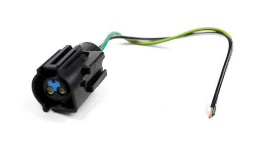 1983-95 Mustang Coolant Temp Sensor Connector,  Includes 6" Of Wiring Pigtail