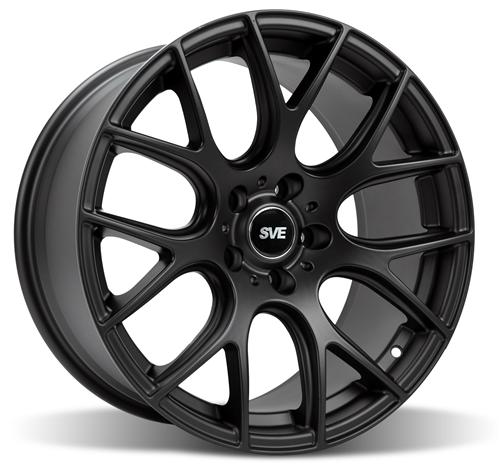 1994-04 Mustang Flat Black SVE Drift - 18X9