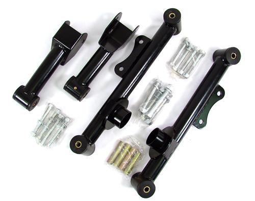 1979-04 Mustang SVE Tubular Rear Upper And Lower Control Arm Kit, Black